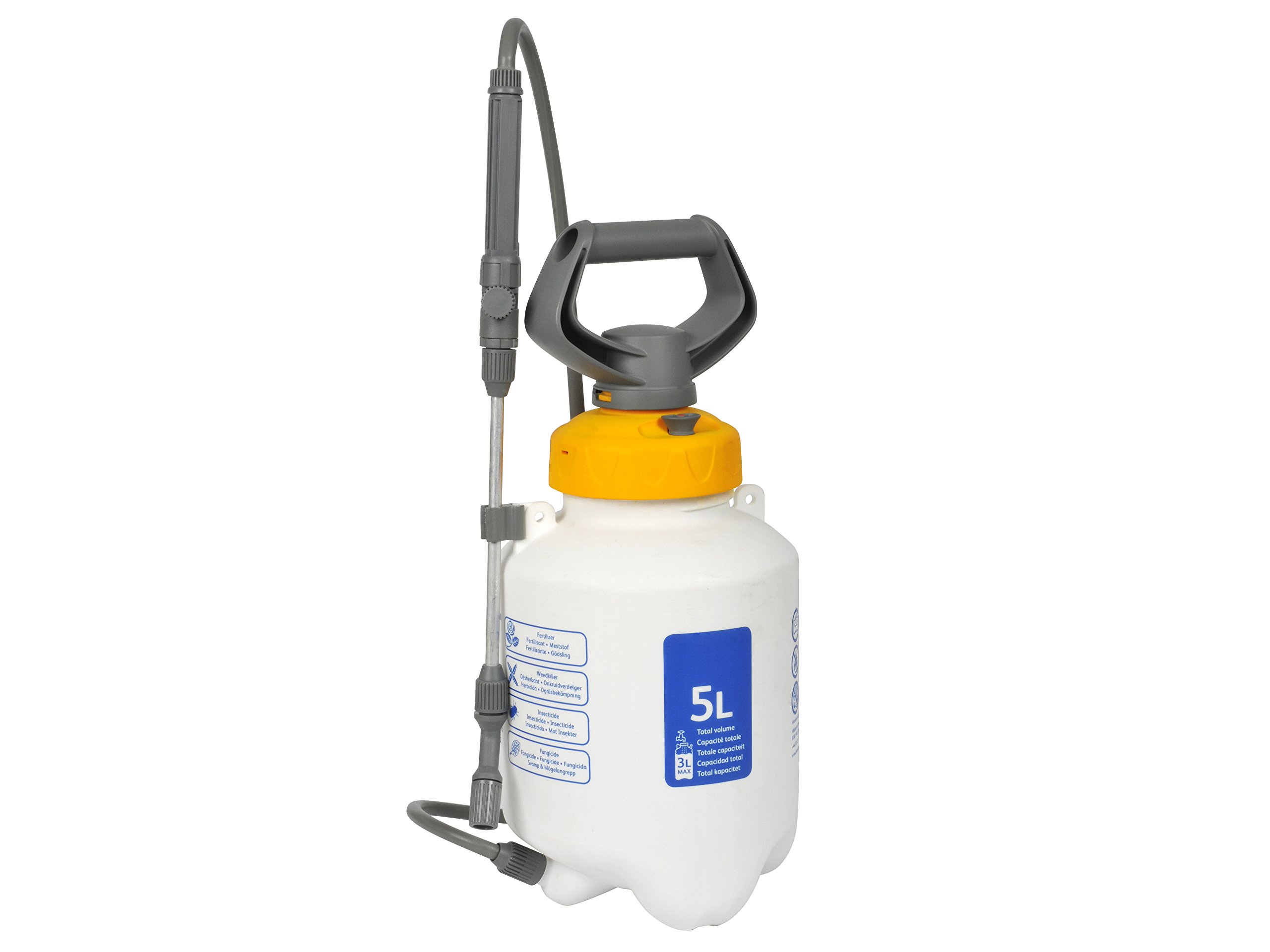 Hozelock 5 Litre Sprayer (Maximum fill* 3 Litre) for the Treatment of Plants using Herbicides, Pesticides, Fungicides or Applying Liquid Fertiliser