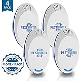 Premium Ultrasonic Pest Defender - Pest Reject Repeller - 2019 Best Repellant - Plug in Electronic Control Indoor Repellent - Repel Rodent Mouse Rats Bed Bugs Mosquito Spider Roaches Ant Mice Insect