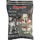 Maxons Bonfire Toffee 120g (4.2 Oz) Bag - Handmade Treacle Candy Individually Wrapped, Old Fashioned British Candy from England, English Hard Boiled Sweets, Imported Gifts &amp; Treats Made in UK