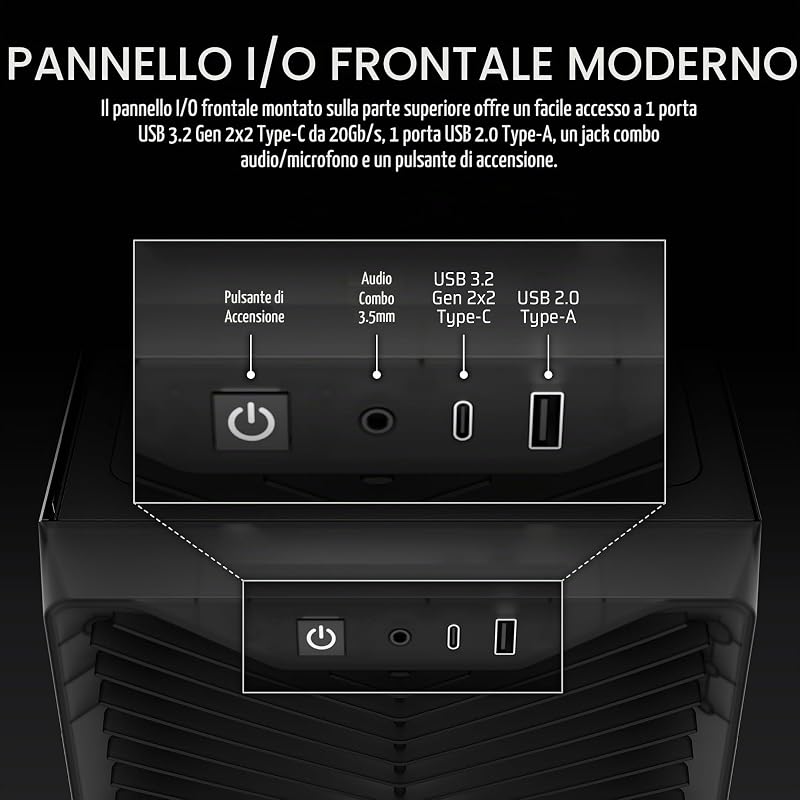 3200D RS Case PC Mid Tower – Fumo