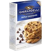 Ghirardelli Triple Chocolate Chip Cookie Mix (17.5 Ounce, 3 Pack)