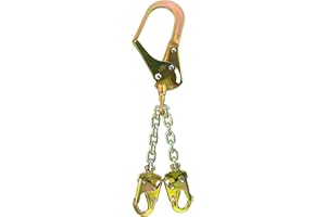 FRONTLINE FALL PROTECTION Frontline PSSW2R Rebar Positioning Chain Assembly with Swivel | Durable, Rugged & High Strength | Construction Positioning Chains | OSHA & ANSI Compliant