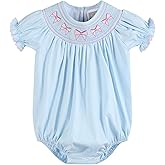 Lil cactus Girls Baby and Toddler Smocked Romper