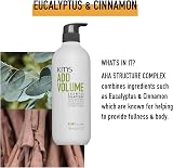 KMS AddVolume Shampoo 750ml for Fine Hair START. Style TRIfinity Technology view 4