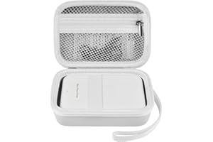 Againmore Case Compatible with Canon Ivy 2 Mini Photo Printer/for KODAK Step/for Ivy CLIQ+2 CLIQ 2, Mobile Wireless Bluetooth Instant Camera Printer Cover fits Photo Paper & Cable(Case Only)-White
