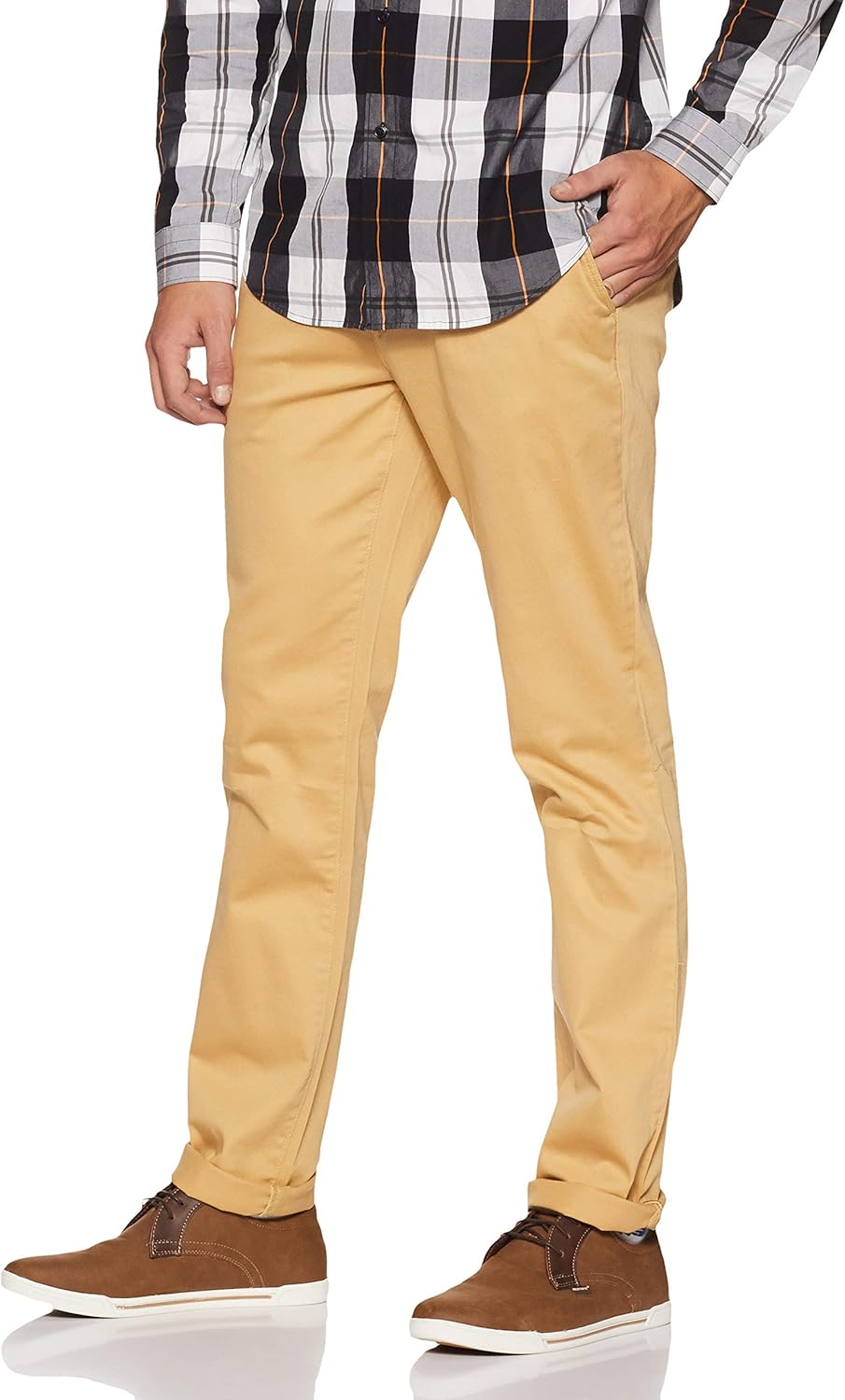 John Players Men's Slim Casual Trousers