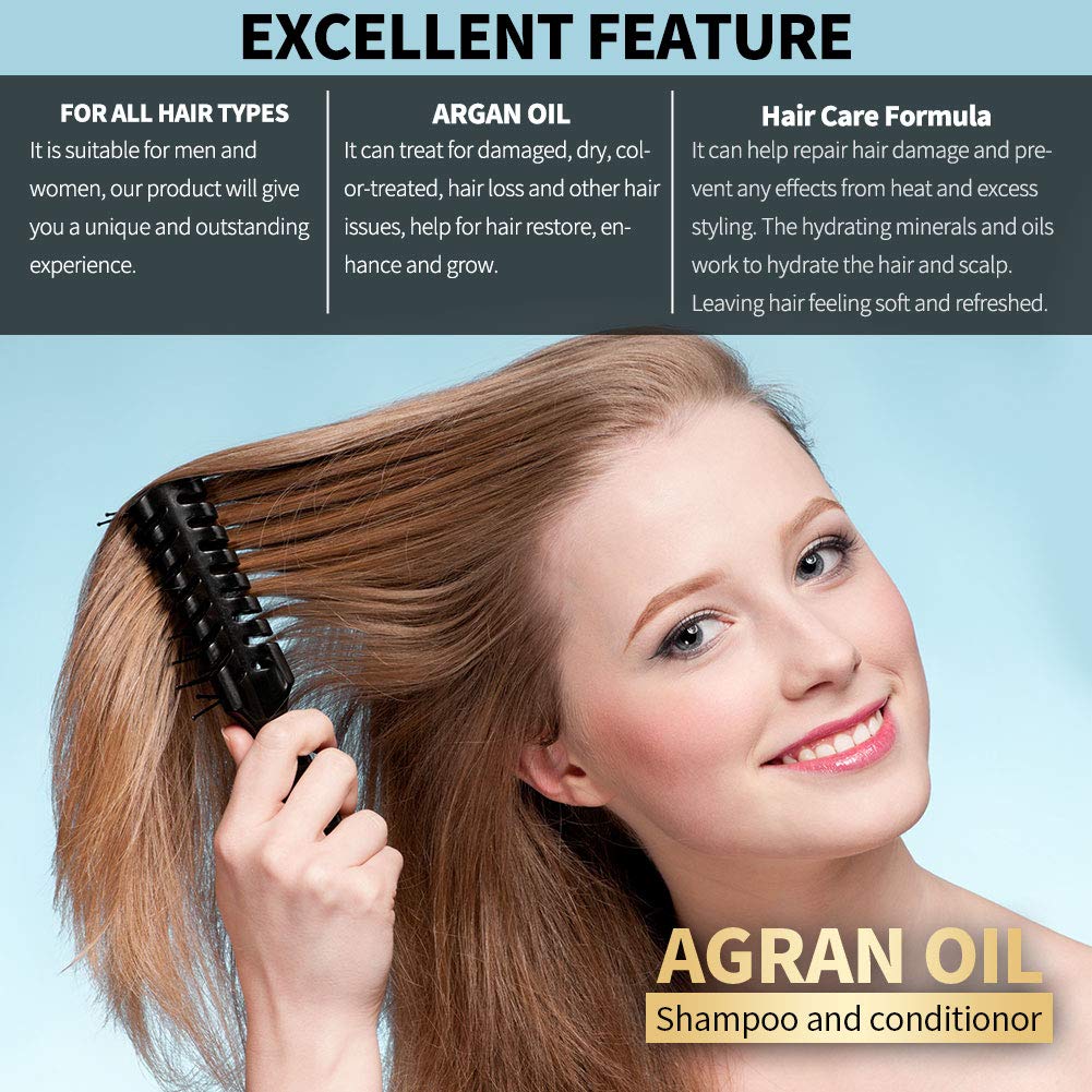 Amazon Com Cab S Argan Oil Moisture Repair Shampoo And