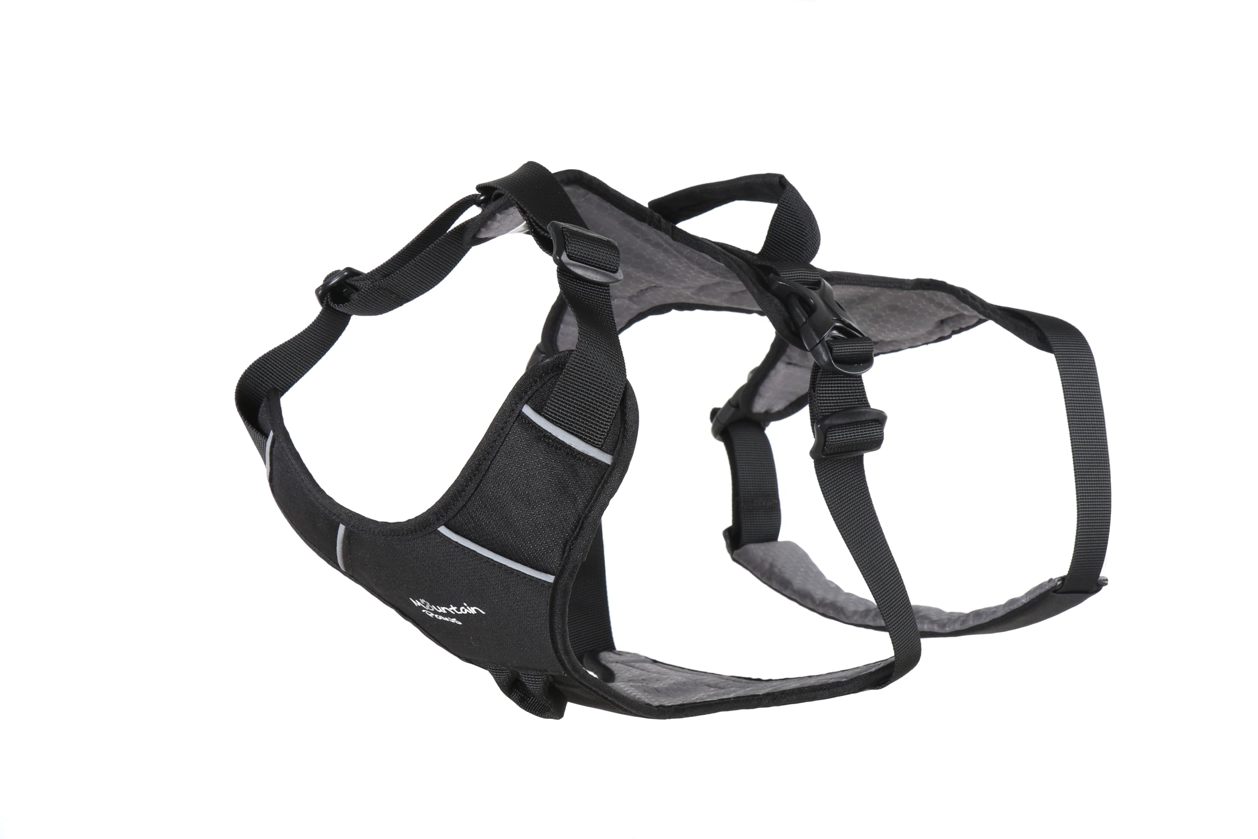 Mountain Paws 3-Strap Dog Harness | To Fit Chest Sizes 46–108cm, With Central Grab Handle And Reflective Piping