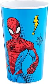 Marvel Spider-Man 3 Piece Kids Tableware Set Plate Bowl Cup Blue view 9