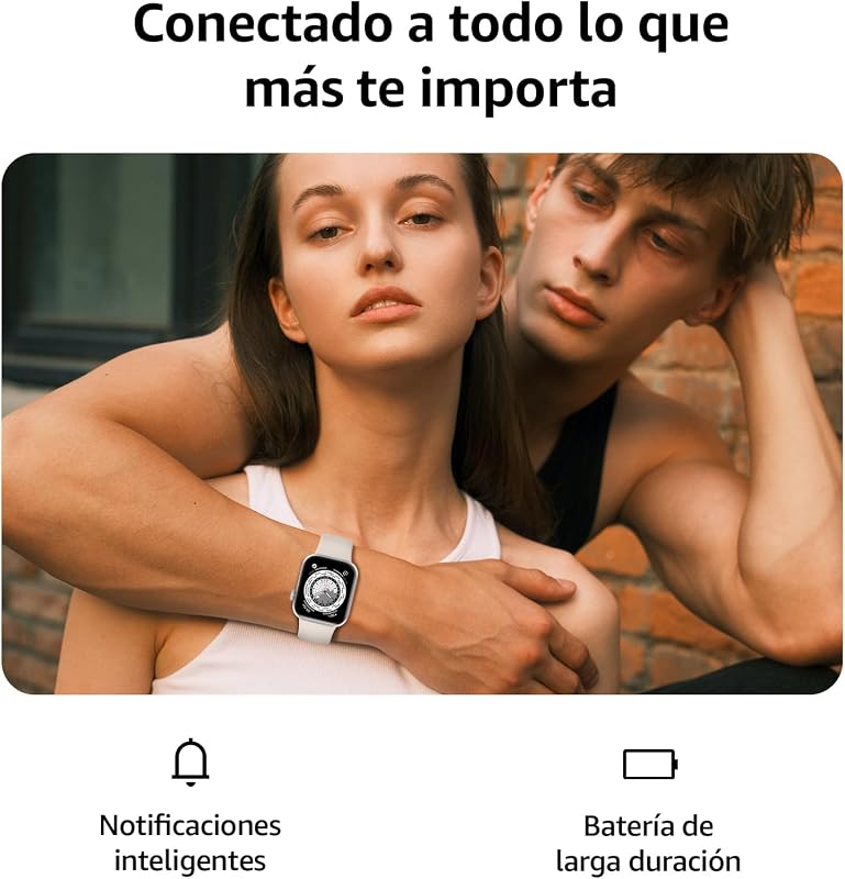 Relógio Inteligente para Mulheres, Relógio Inteligente de 1,85" com Chamadas Bluetooth, 140+ Modos Desportivos, Relógio Inteligente com SpO2/Monitor de Frequência Cardíaca/Monitor de Sono/Podómetro, Relógio Inteligente IP68 à prova de água para Android iOS