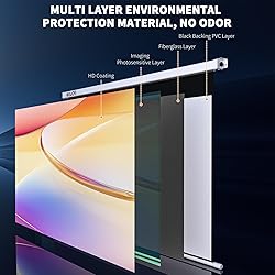 WASJOYE Motorized Projector Screen 100" - 8K