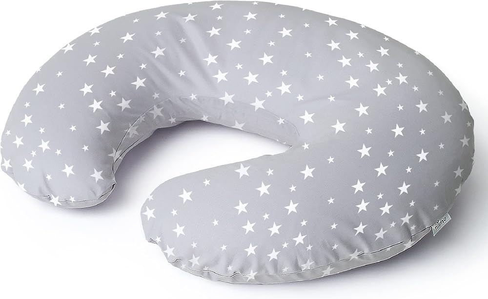 Niimo Nursing Pillow 100% Cotton Cover Ergonomic Baby Feeding Pillow