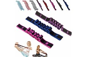 YEDVOG Fitness Resistance Band for Stretching and Yoga, Resistance Bands with Handles for Arms, Fashion Puller Exercise, Adjustable Bands for Full Body Stretching Shaping