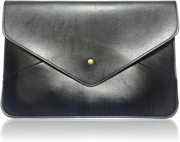 Amazon 2way レタークラッチバッグ ショルダー 斜めがけ Pu レザー ビジネス カジュアル ノー ブランド メンズ レディース 兼用 キーケース セット ブラック クラッチバッグ