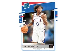PANINIDONRUSS 2020-21 Panini Donruss Basketball #211 Tyrese Maxey Rookie Card - Rated Rookie