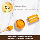 Sevenhills Wholefoods Organic Turmeric Powder 1kg Premium Spice view 3
