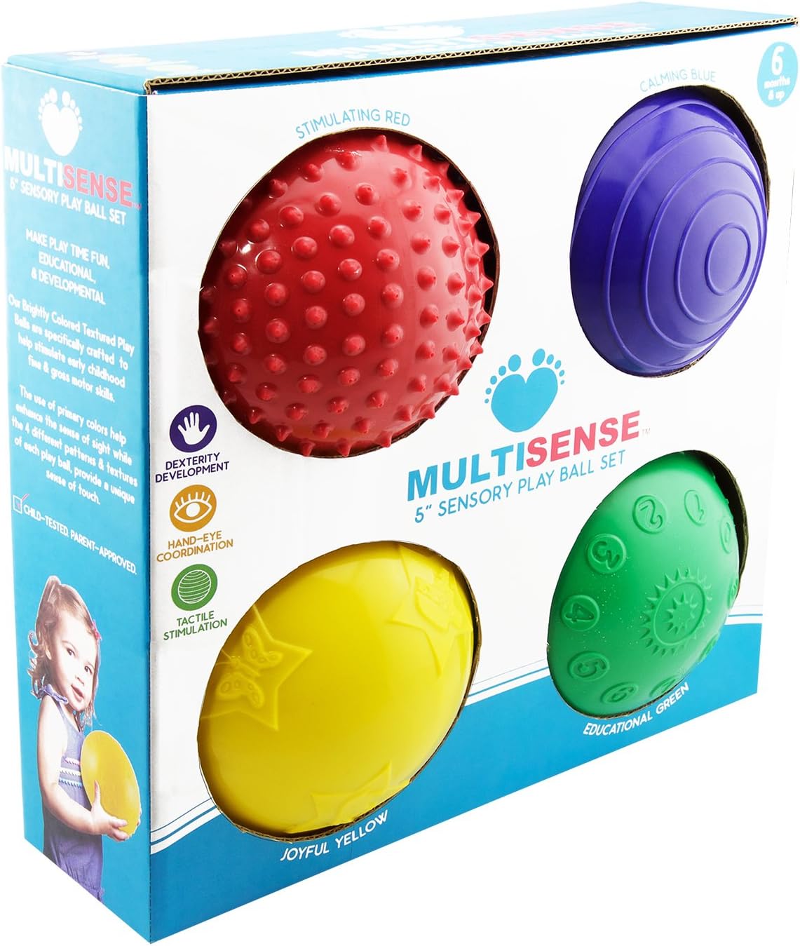 MegaFun USA Multisense Sensory Play Ball Set