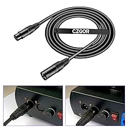 DMX Cable 6.5 ft, 10 Pack Czgor Flexible 3 Pin XLR