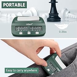 LEAP Digital Chess Clock Timer with Bonus and