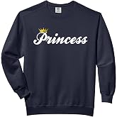 Princess Crown Cute Princess Royal Crown Comfort Colors Adult Sweatshirt