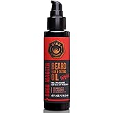 GIBS Beard, Hair & Tattoo Oil - Softens & Strengthens Beard Growth, Moisturizes Skin (4 Scents, 2 Sizes)