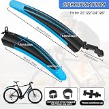 Ledeak Front and Rear Mud Guards Blue for MTB Road Bikes 20-26in view 2