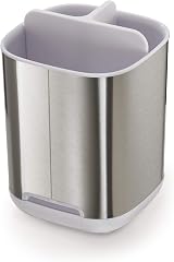 Joseph Joseph Easy-Store Compact Toothbrush Holder Caddy White Steel view 3