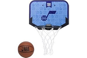 Franklin Sports NBA Team Over The Door Basketball Hoop - Kids Indoor Mini Basketball Hoop with Basketball - NBA Fan Shop Mini Hoop for Bedroom & Office