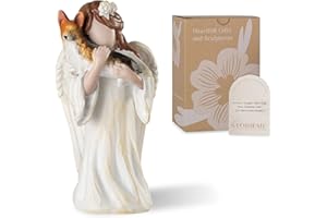Storieme Corgi Gifts for Corgi Lovers: Angel of Friendship Corgi Dog Figurines, Corgi Mom Gifts for Women, Pet Memorial Gifts Dogs Bereavement Gift for Dog Lovers