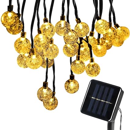 Amazon Com Agptek 30 Led Solar Powered Waterproof String Lights