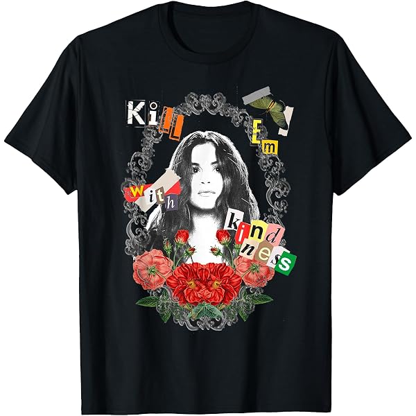 Amazon.com: Selena Gomez Black & White Album Art T-Shirt 