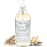 BARR-CO. Original Scent Hand Soap, 16 fl oz | Natural Liquid Soap with Oat, Vanilla &amp; Vetiver, Moisturizing Vegan Formula for Bathroom &amp; Kitchen