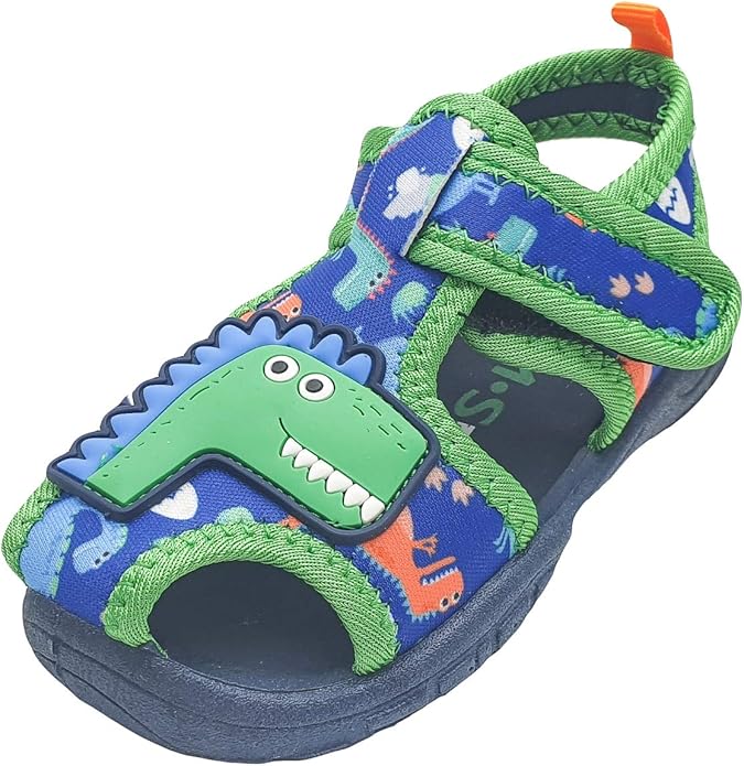 Dino Dinosaur Boys Green Sandals Amazon.co.uk Shoes & Bags