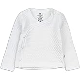 HonestBaby Side-Snap Matelasse Mini Quilted Top in Cozy 100% Organic Cotton Infant Baby Boys, Girls, Unisex