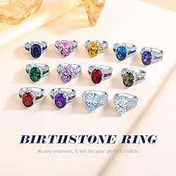 AGRULE 11.73 Carat Big Purple Gemstone Ring for Men