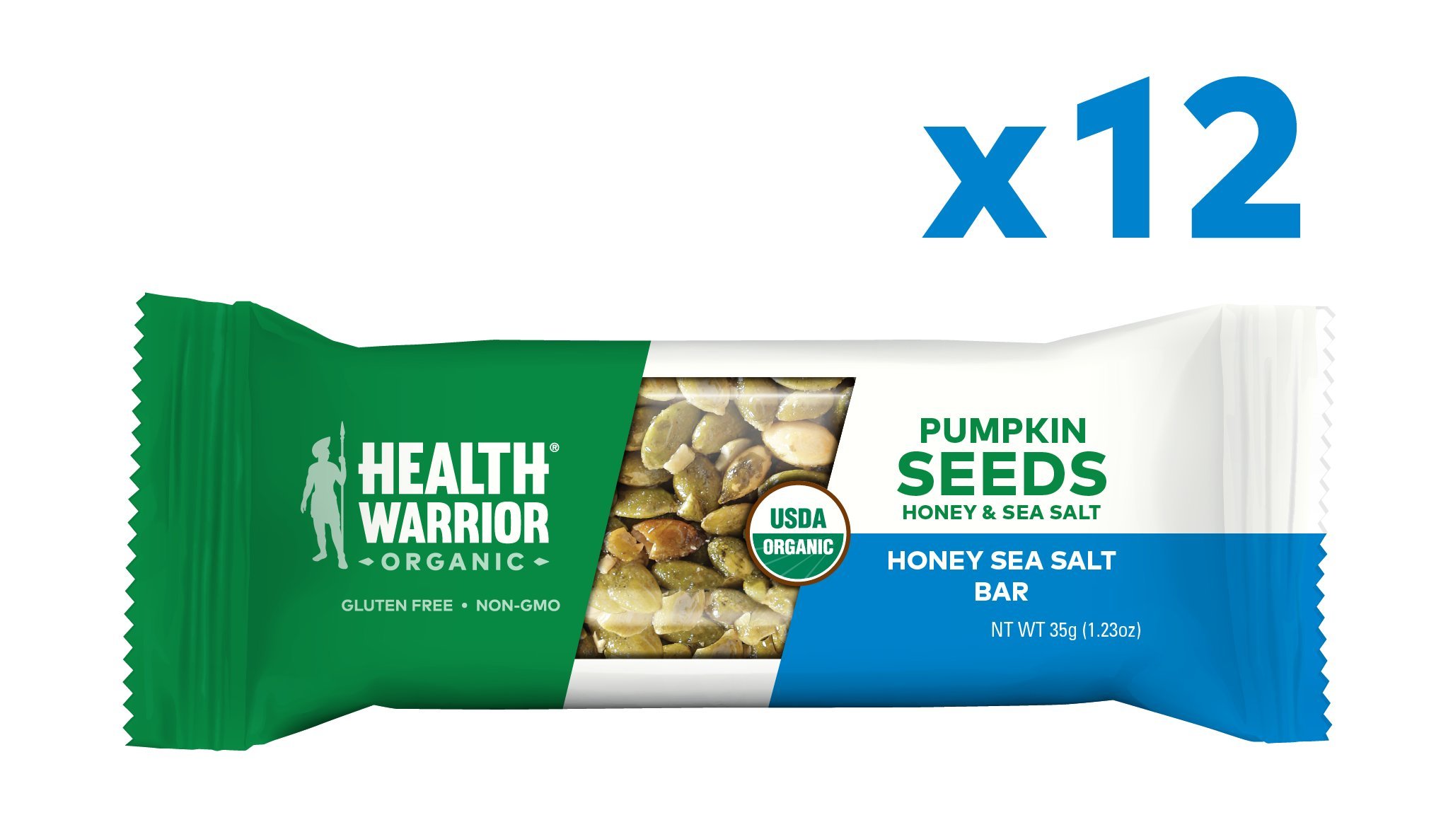 Health Warrior Pumpkin Seed Protein Bars, Cinnamon Spice