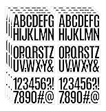 24 Sheets 384 Pcs Vinyl Letter Stickers,3 inch