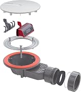 Wirquin Slim 30723382 Membrane Shower Waste with Removable Hair Filter view 6