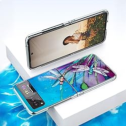 Bcov Case for Motorola Razr 2023, Cute Dragonfly