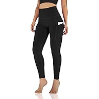 ODODOS Women's High Waisted Yoga Leggings with Pocket, Workout Sports Running Athletic Pants with Pocket