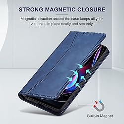 Jasonyu Flip Wallet Case for Motorola Edge 5G