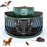 2025 Upgraded Rodent Repellent Ultrasonic Plug in, Ultrasonic Pest Repeller for Spider, Cockroach & Ant, Mice Repellent Indoor for Attic, Garage & Home, Pet & Human Safe(USB Cable Included, No Plug)