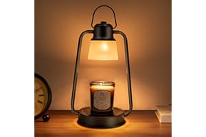 MAOYUE Candle Warmer Lamp with Timer and Dimmer for Jar Candles - Electric Wax Melt Warmer, Vintage Black Decor Lamp, Perfect Housewarming & Birthday Gift for Women, Mom | Upgraded