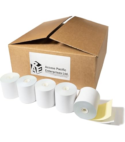 BuyRegisterRolls - 30 Carbonless Receipt Rolls & 3 SP700 Ribbons For POS Printers (3" X 95 Ft) - View #10