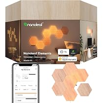 Nanoleaf Formas - Kit Hexágonos Mais Inteligente 7 Painéis