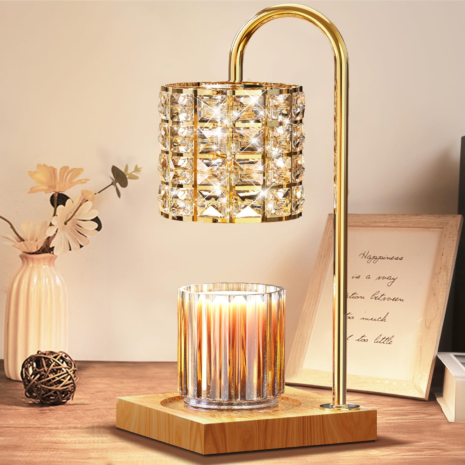 Photo 1 of ***MISSING PIECE*** Mocalido Candle Warmer Lamp, Electric Candle Warmers with Timer, Dimmable Top Candle Melter Warming Lamp for Scented Jar Candles for Home Decor, Amber