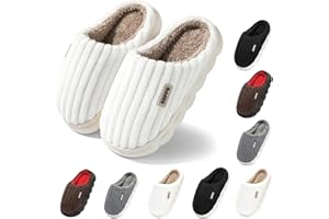 koppu Kids Boys Girls Slippers Warm Soft Winter House Indoor Shoes For Toddler Little Big Kids Non Slip Lightweight Bedroom Slippers with Thick Sole