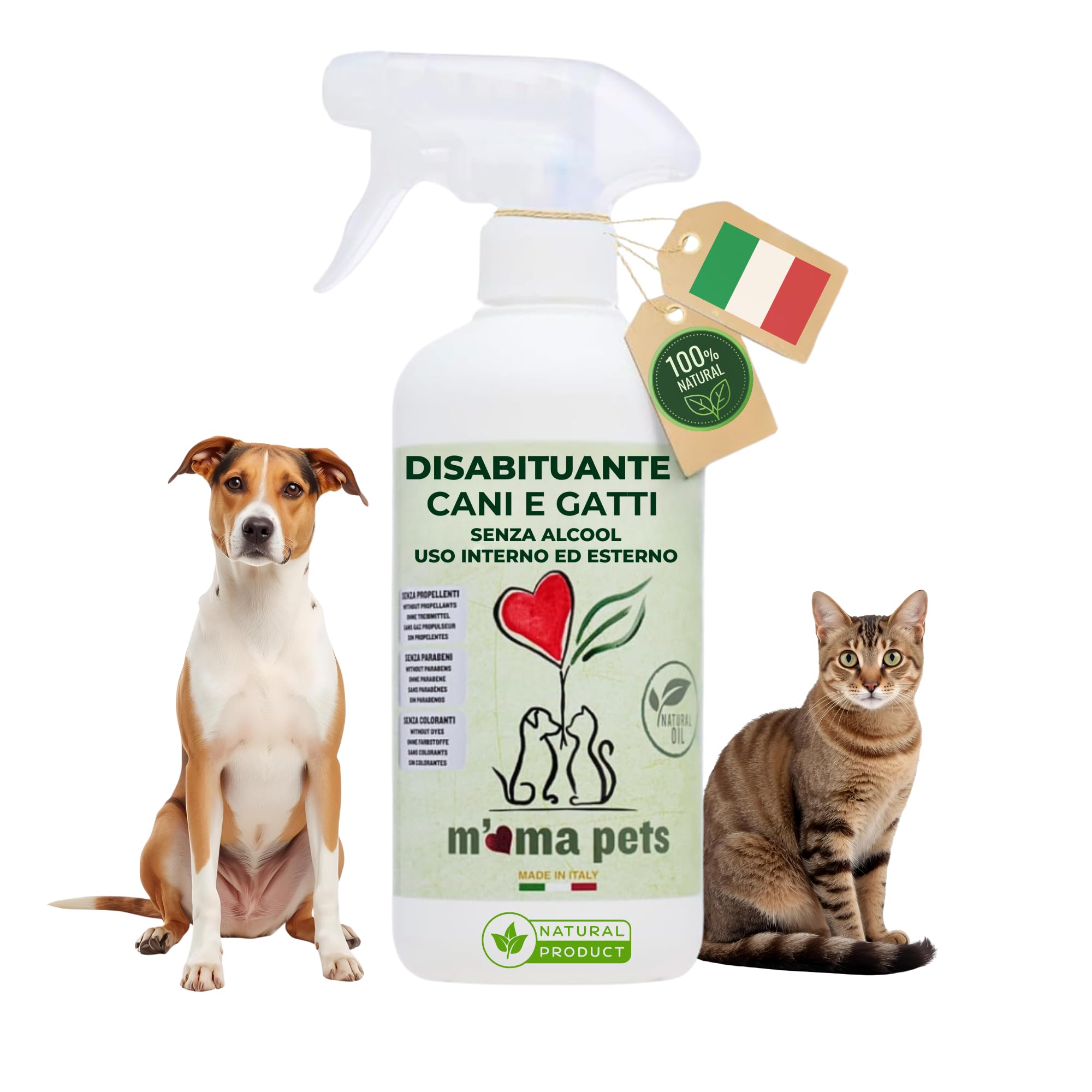 Mama Pets Repellent Plant Repellent for Dogs and Cats, 500ml, Indoor and Outdoor Urine Spray