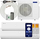 DELLA 36K BTU ODU 2 Dual Zone 9000 24000 BTU Wifi