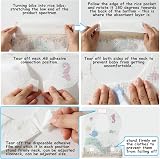 PewinGo Disposable Bibs 50 Packs Baby Weaning Bib Adjustable Waterproof Inner view 6